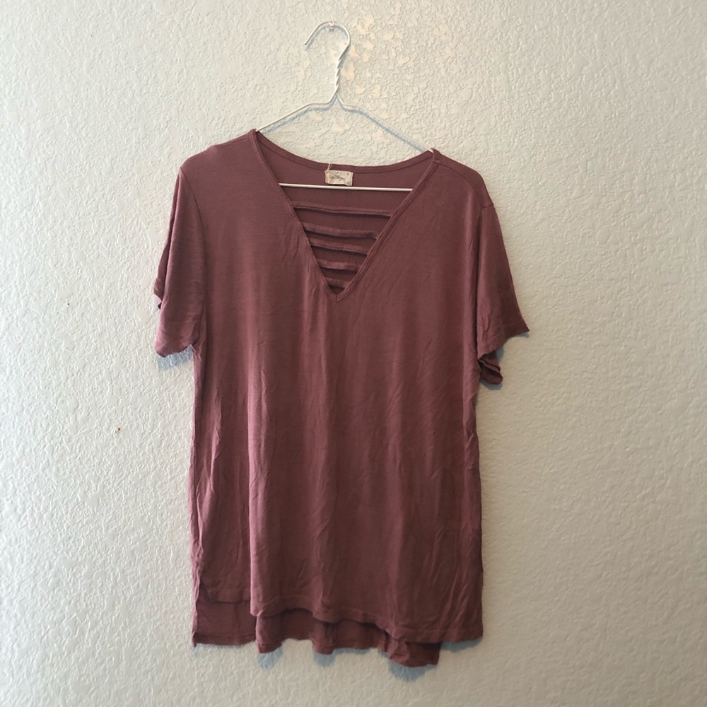 Pink Strappy Top